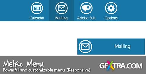 CodeCanyon - Metro Menu