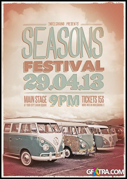 PSD Source - Seasons Festival Poster