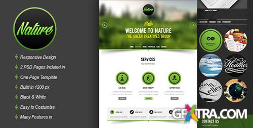 Nature Psd Template - ThemeForest