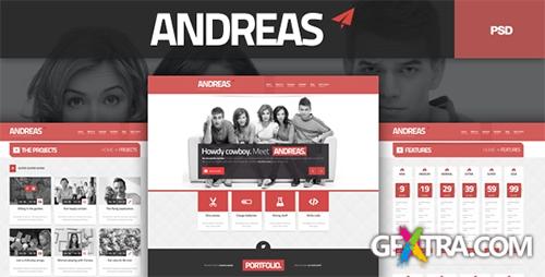 Andreas PSD Template - ThemeForest