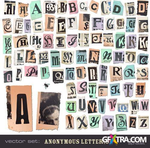 Alphabet, Numbers and Symbols I, 25xEPS