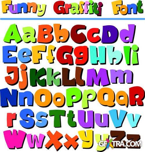 Alphabet, Numbers and Symbols I, 25xEPS