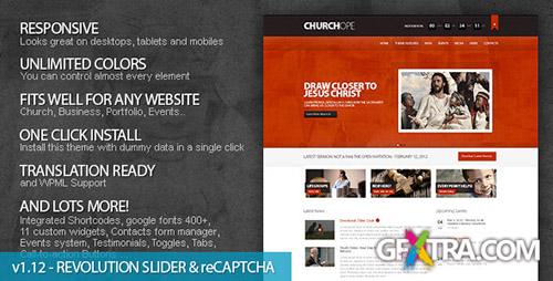 ThemeForest - ChurcHope v1.11 - Responsive WordPress Theme