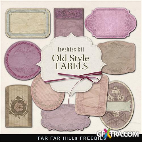 Scrap-kit - Old Style Labels 2013 - 2