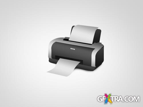 PSD Source - Beautiful Printer