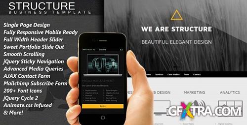 ThemeForest - Structure - Responsive One Page HTML5 Template - RIP