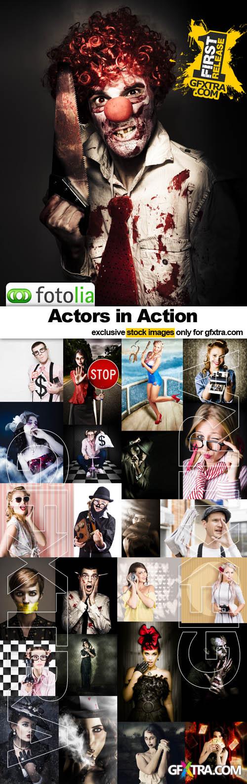 Actors in Action - 25x JPEGs