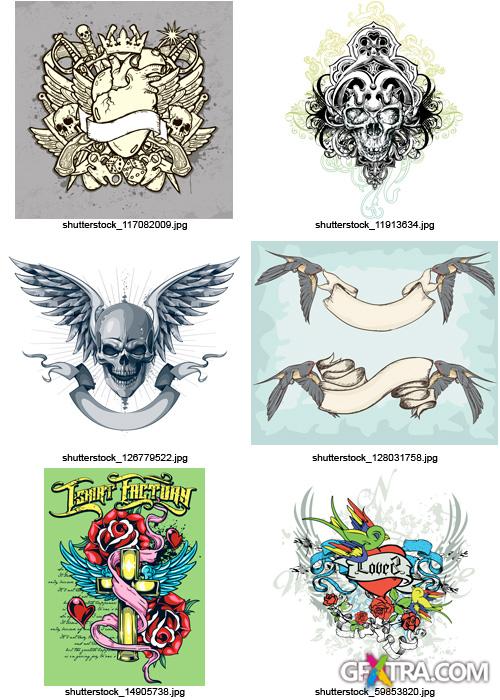 Amazing SS - Tattoo Design 3, 25xEPS