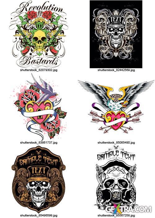 Amazing SS - Tattoo Design 3, 25xEPS