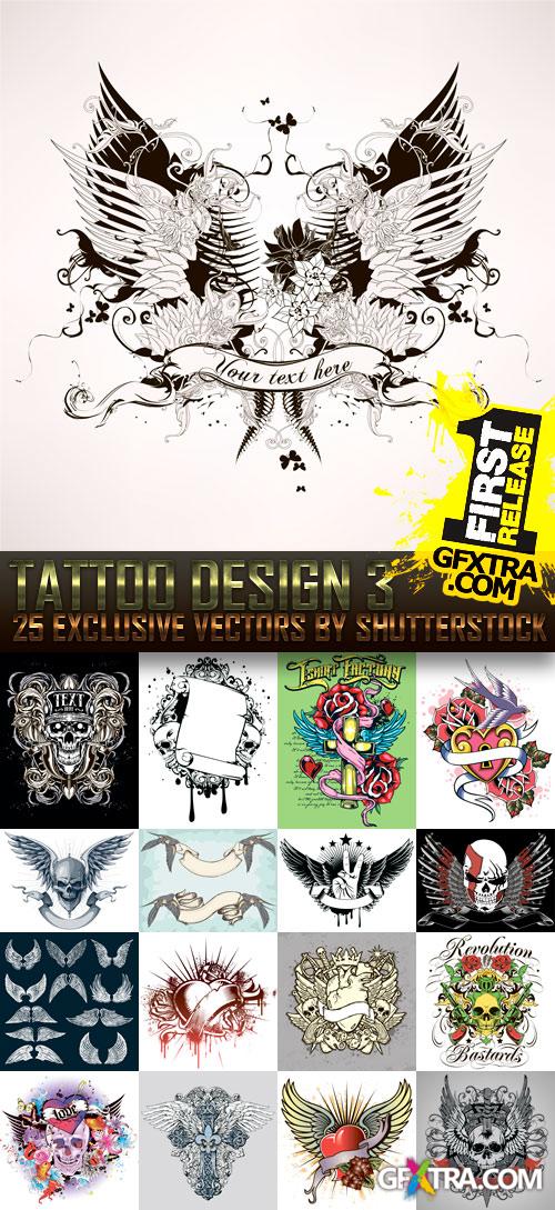 Amazing SS - Tattoo Design 3, 25xEPS