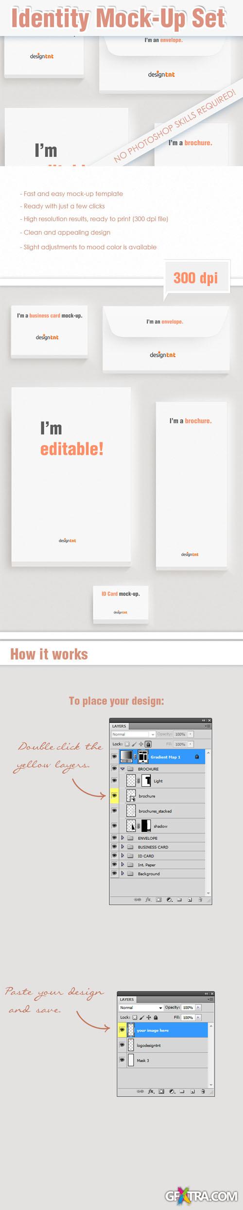 Designtnt - Identity Stationery Mock-ups