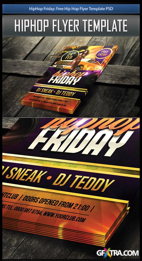 HipHop Flyer PSD Template