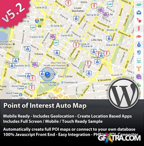 CodeCanyon - Point Of Interest v5.2 (POI) Auto Map For Wordpress