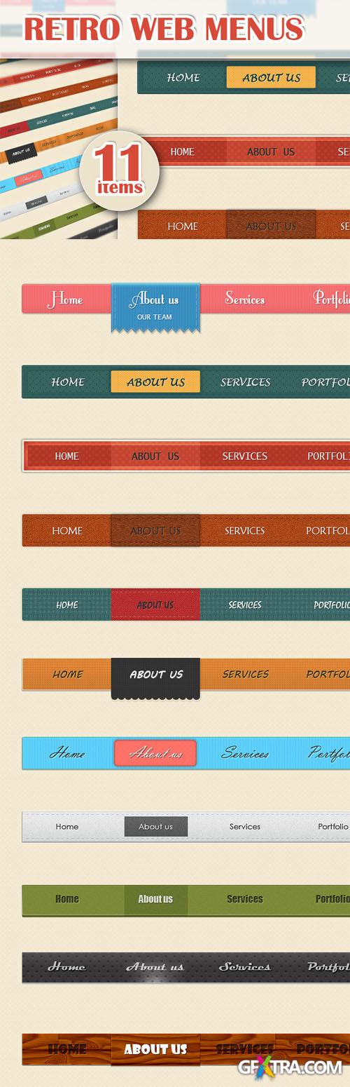 Designtnt - Retro Web Menus