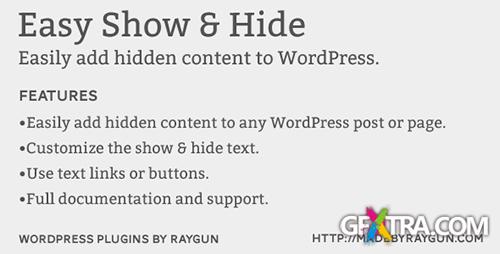 CodeCanyon - Easy Show & Hide v1.1 for WordPress