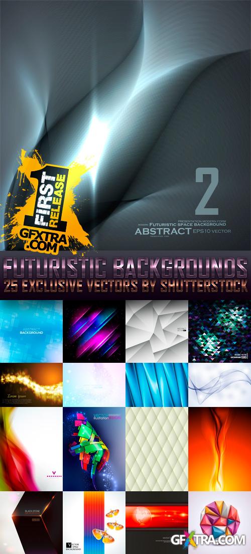 Amazing SS - Futuristic Backgrounds 2, 25xEPS