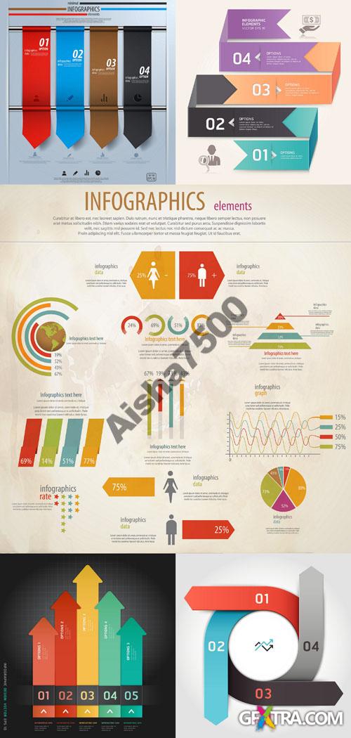 Infographics Elements for Vector Design Set #92