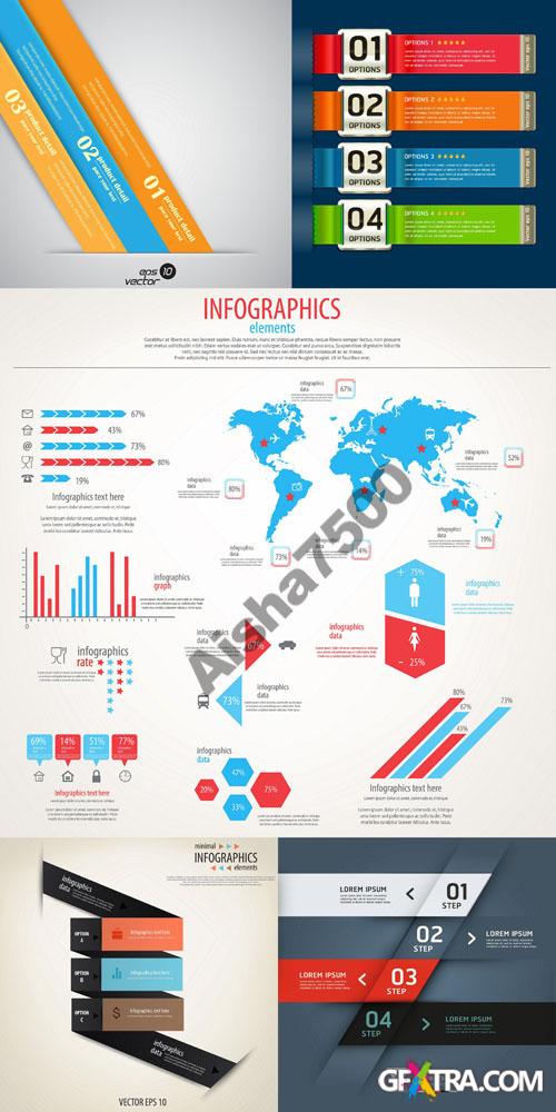 Infographics Elements for Vector Design Set #93