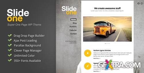 ThemeForest - Slide One v1.0.6 - One Page Parallax, Ajax WP Theme