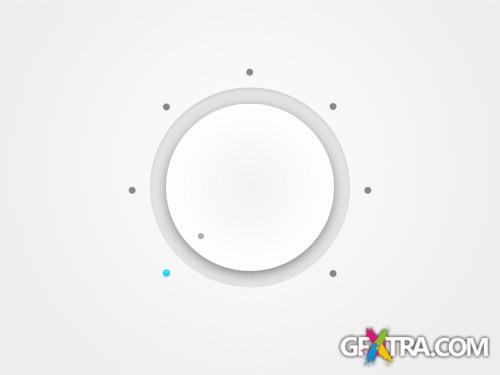 Dial Button PSD Source