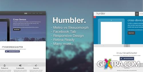 ThemeForest - Humbler - Retina Responsive Dual Design Template - RIP