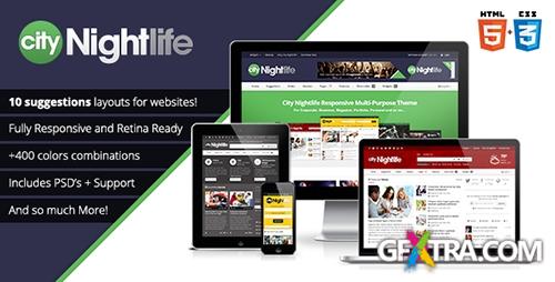 ThemeForest - City Nightlife - Responsive Multi-Purpose Theme - RIP