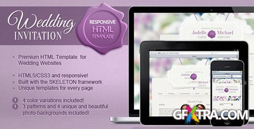 ThemeForest - Wedding Invitation - a Responsive Wedding Template - RIP