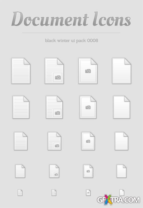 PSD Source - Icons Documents