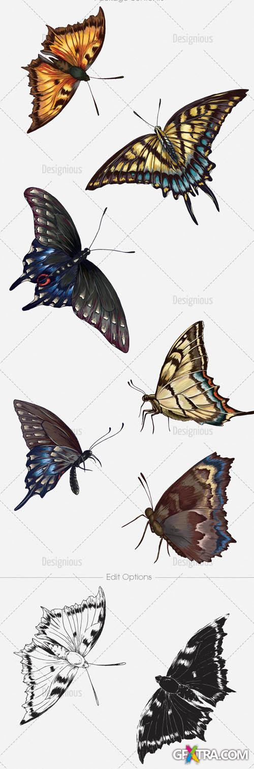 Vector Butterflies