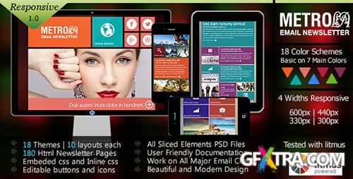 ThemeForest - MetroLa - Metro Style Responsive Email Template - RIP