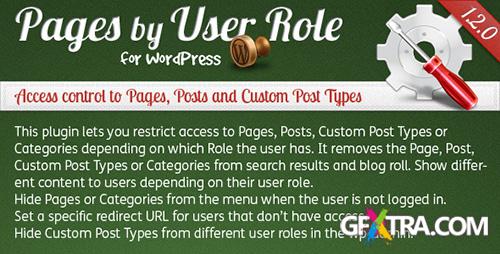 CodeCanyon - Pages by User Role for WordPress v1.2.0