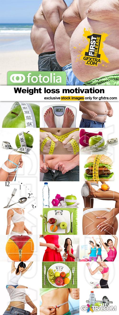 Weight loss motivation - 25x JPEGs