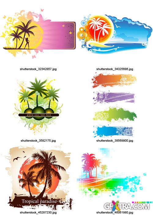 Amazing SS - Tropical Landscapes, 25xEPS