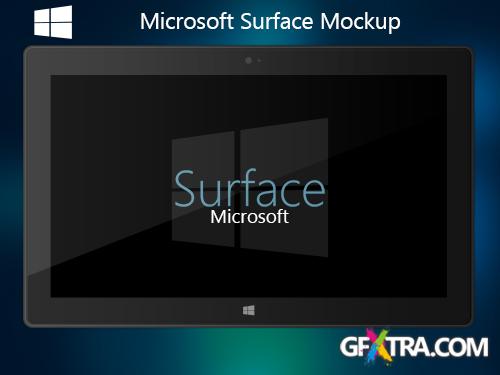 PSD Source - Microsoft Surface Mockup