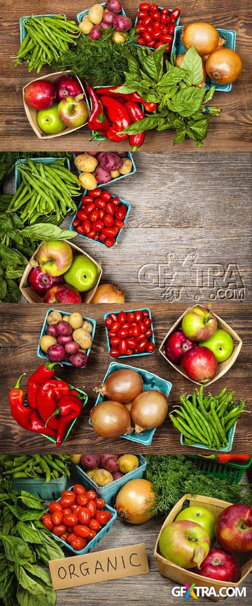 4 HQ Images Bright Vegetables