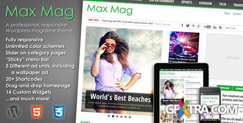 ThemeForest - Max Mag v1.09 - Responsive Wordpress Magazine Theme (Update)