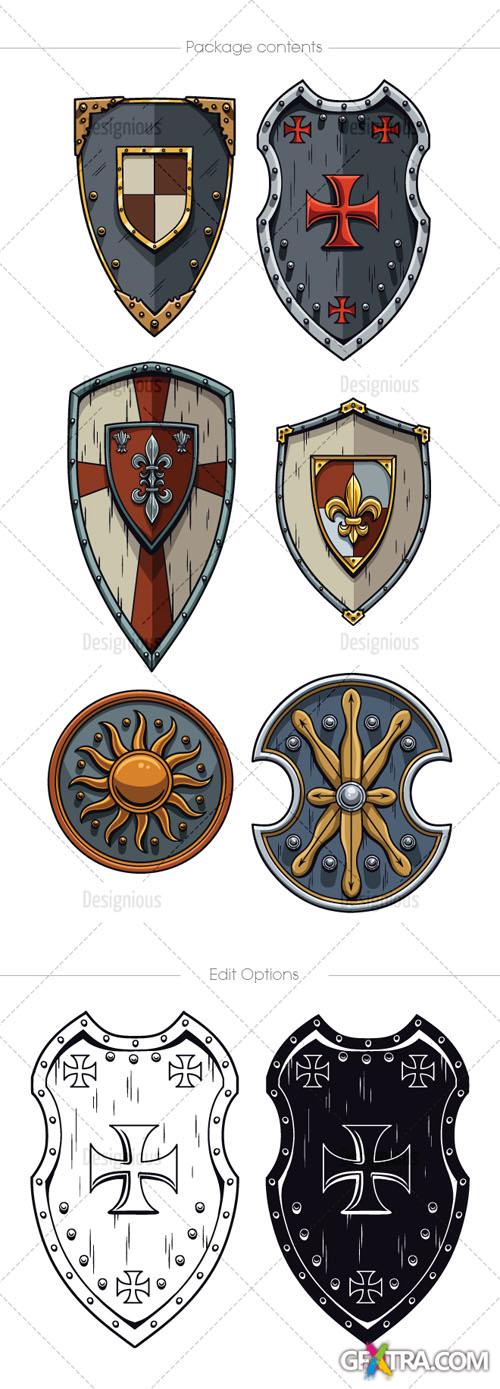 Shields Vector Pack 2