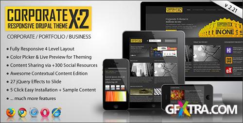 ThemeForest - Corporate X v2.3 - Multipurpose Drupal 7 Theme