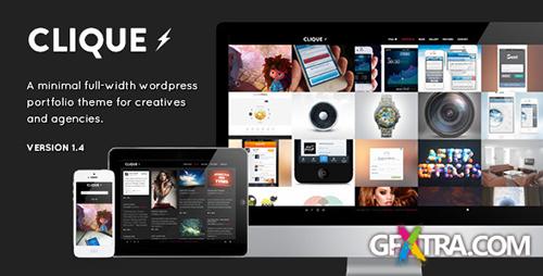 ThemeForest - Clique v1.2 - AJAX Responsive Portfolio WordPress Theme