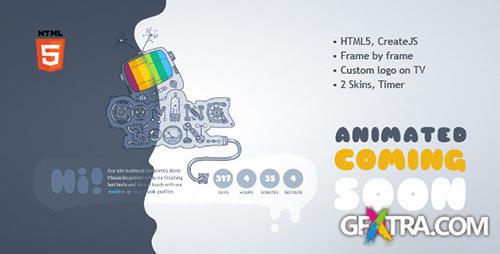 ThemeForest - Coming Soon Machine - Animated HTML5 Template - RIP