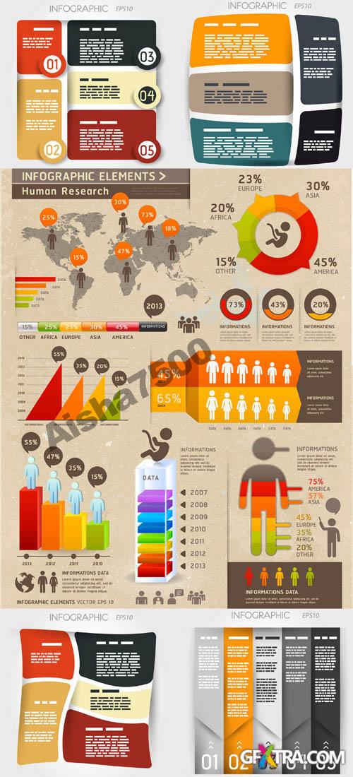 Infographics Elements for Vector Design Set #97