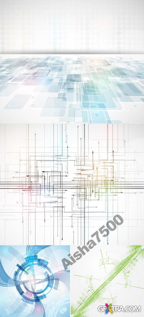 Backgrounds Vector Set #130