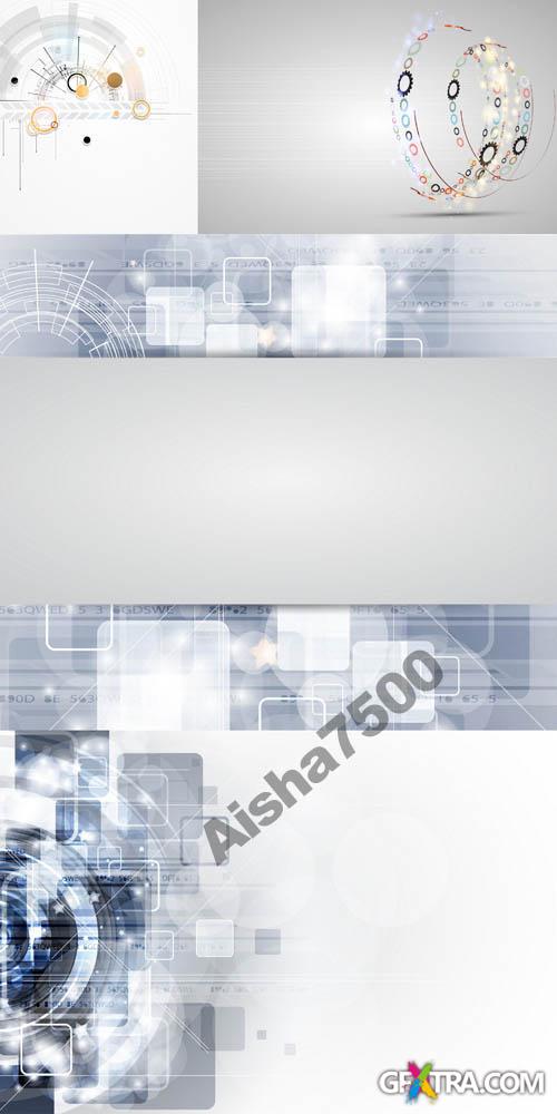 Backgrounds Vector Set #134