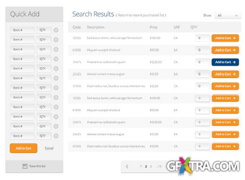 PSD Web Design - Table and Simple Form