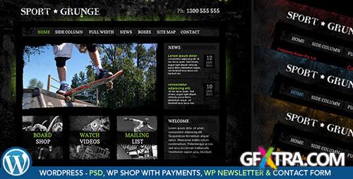 ThemeForest - Sport and Grunge v1.3 - WordPress Shop & Newsletter