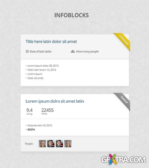 PSD Web Design - Simple Infoblocks