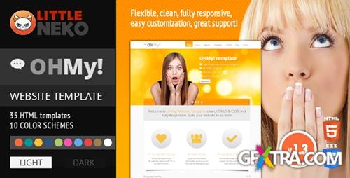 ThemeForest - OHMY! HTML5, CSS3, Bootstrap website template v1.2