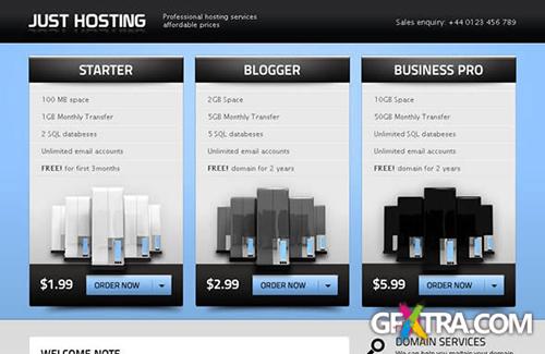 ThemeForest - Just Hosting - Premium HTML Theme