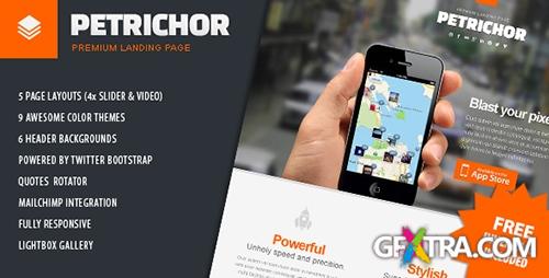 ThemeForest - Petrichor - Premium Clean Landing Page - FULL