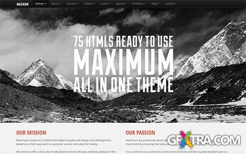MAXIMUM - All in One Theme - WrapBootstrap